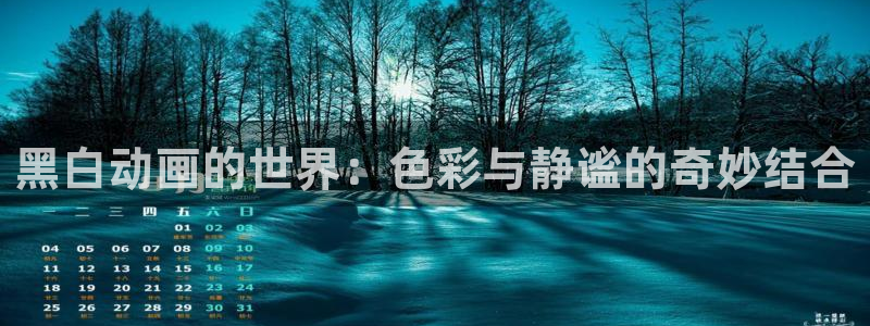 漫蛙漫画网页版：黑白动画的世界：色彩与静谧的奇妙结合