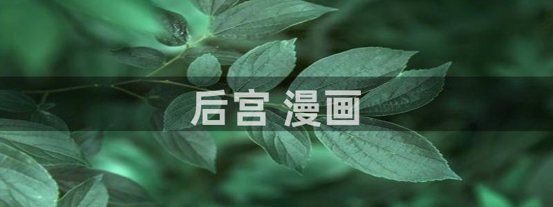 漫蛙manwa2台版正版下载：后宫 漫画